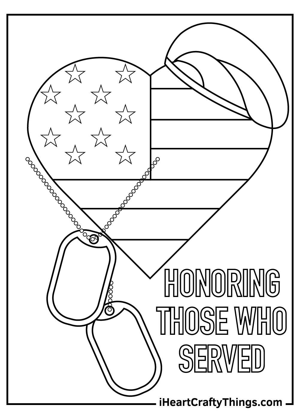 Printable Coloring Pages For Veterans Day