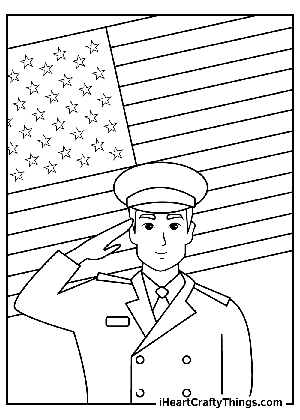 Printable Coloring Pages Veterans Day