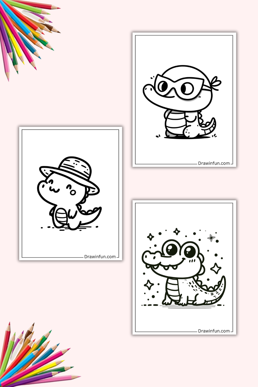 16 Cute Crocodile Coloring Pages Free PDF Printables 