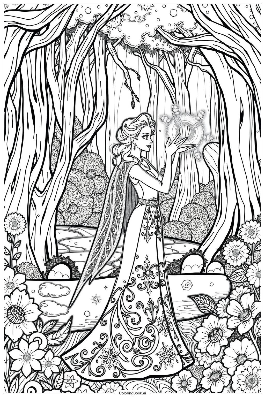 16 Elsa Coloring Pages Free PDF U0026 PNG Printables 