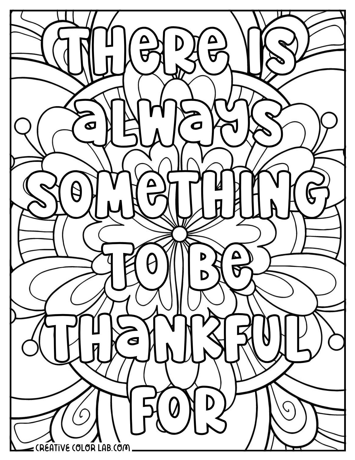 18 Grateful Coloring Pages Free PDF Printables