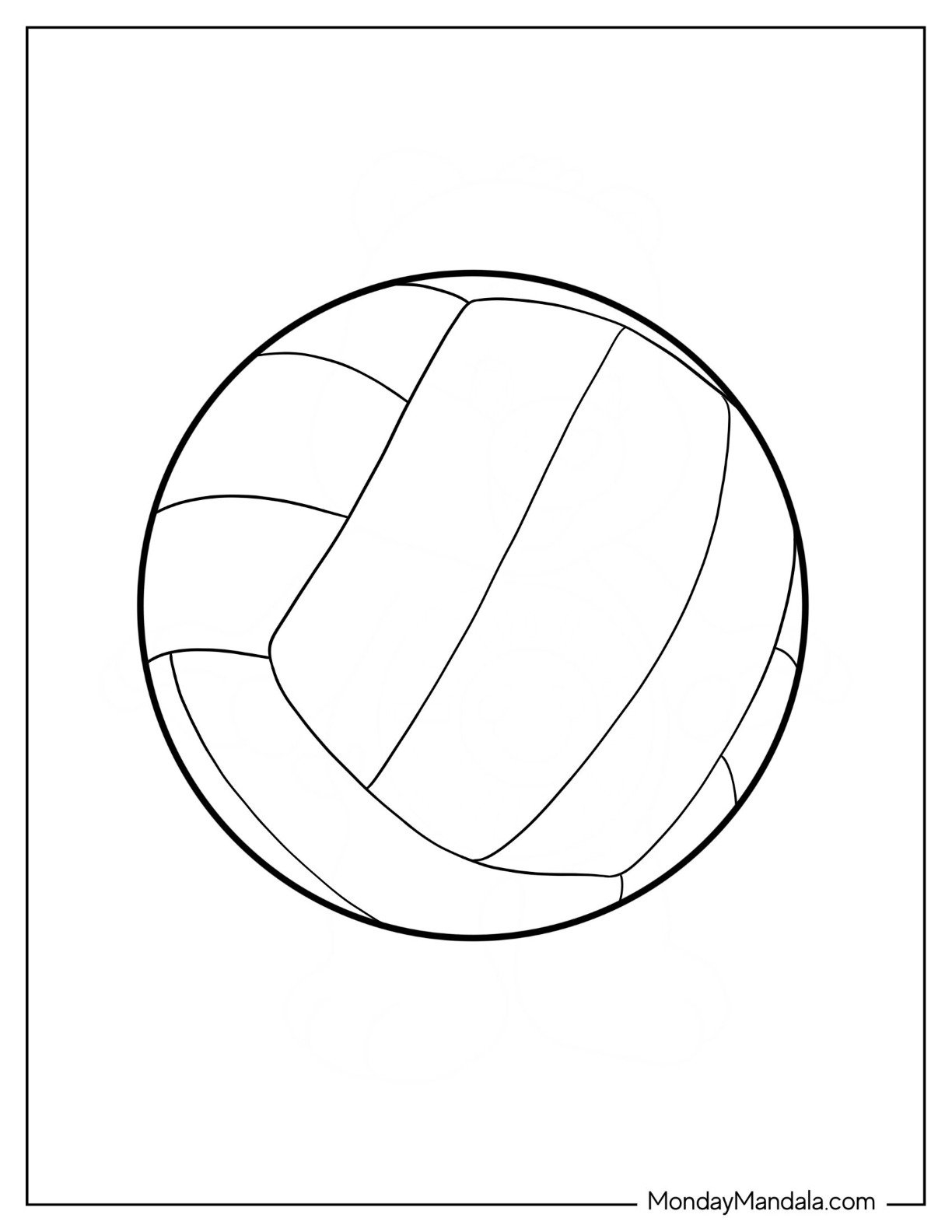 18 Volleyball Coloring Pages Free PDF Printables 