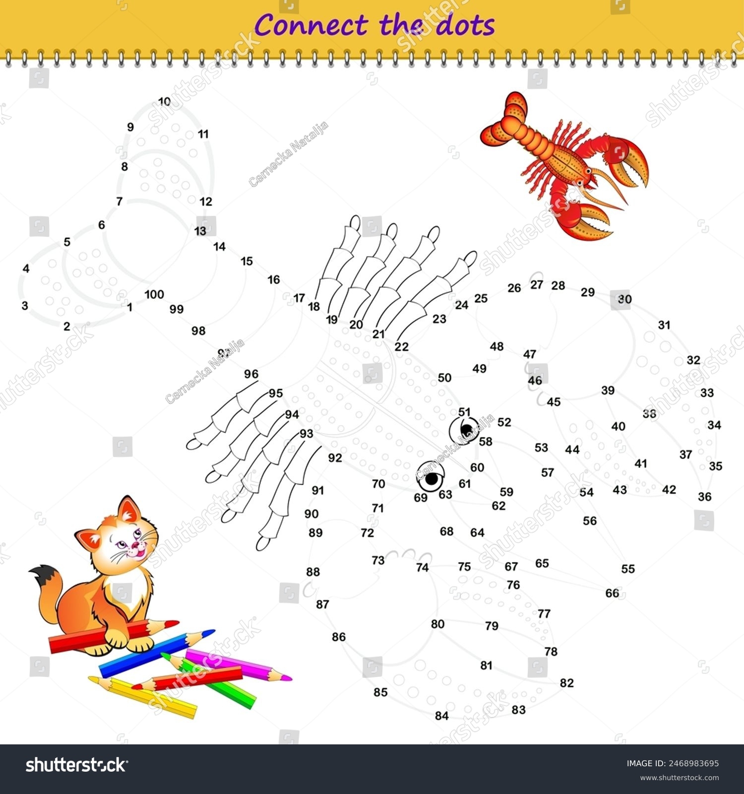 19 199 Connect Dots Coloring Page Stock Vectors And Vector Art Shutterstock