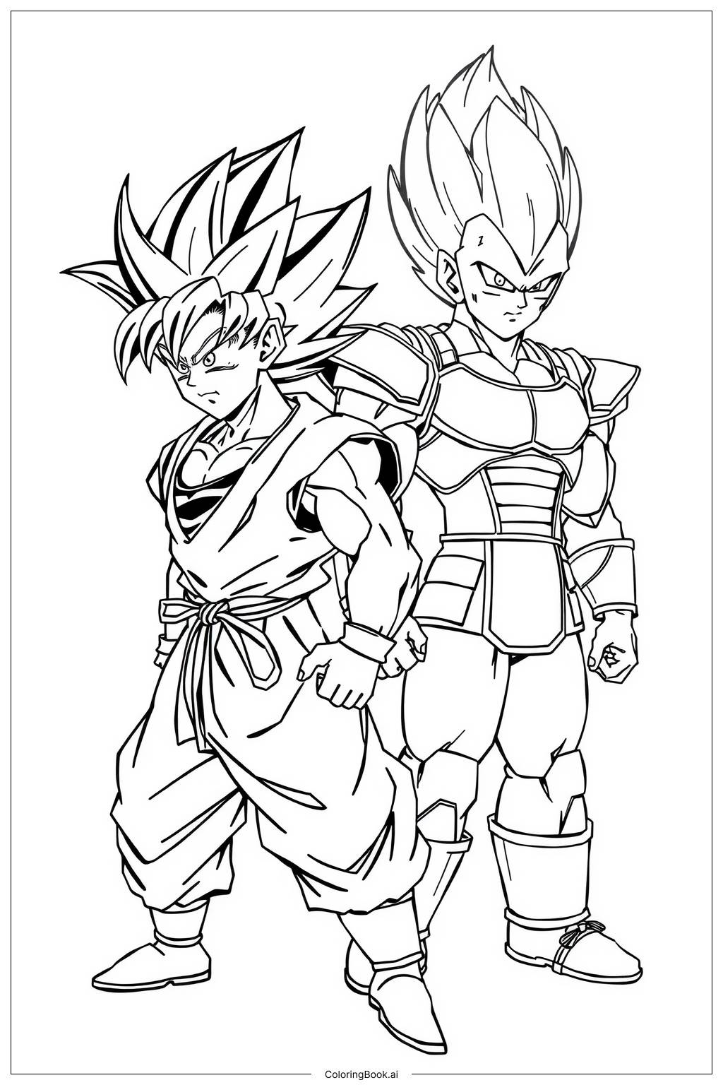 19 Dragon Ball Z Coloring Pages Free PDF PNG Printables 