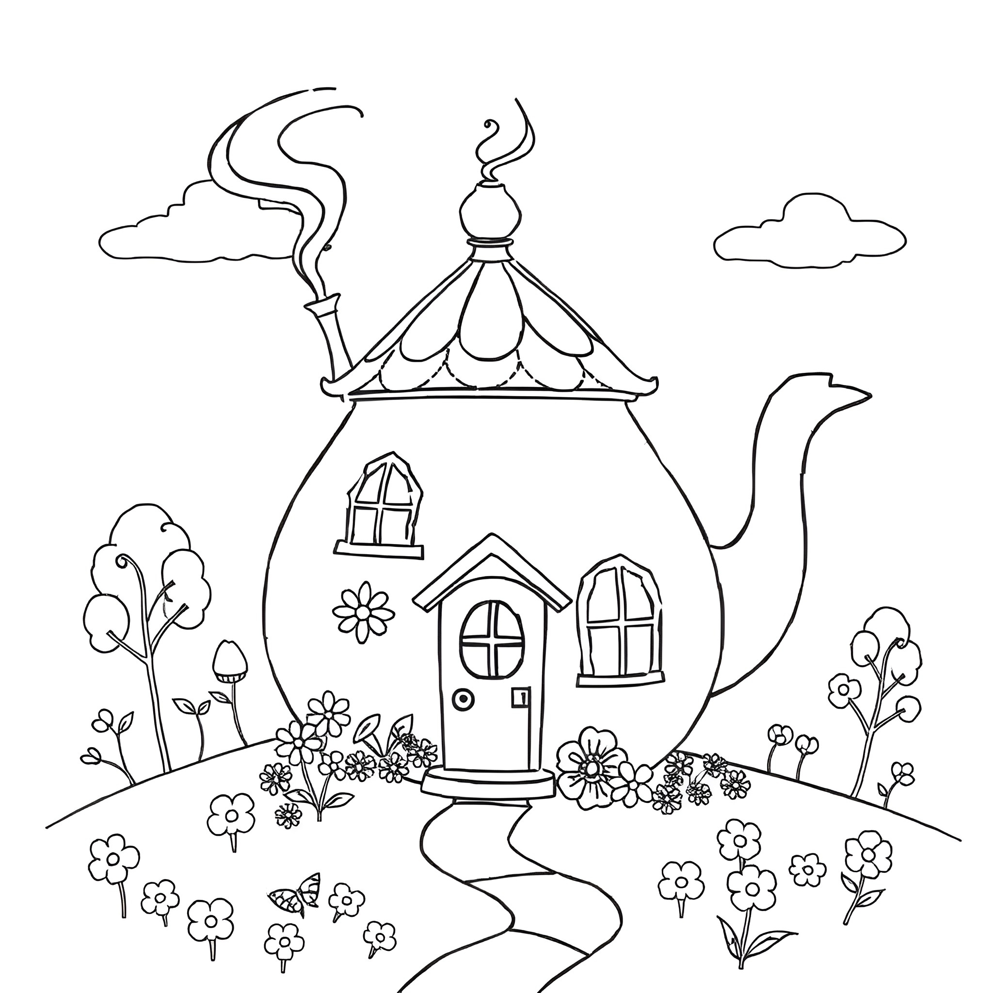 2 Best Teapot Coloring Pages Free Printable PDFs 