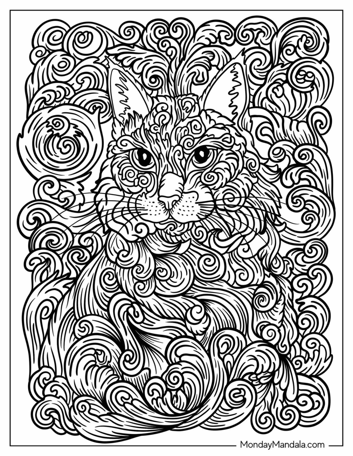 20 Abstract Coloring Pages Free PDF Printables 