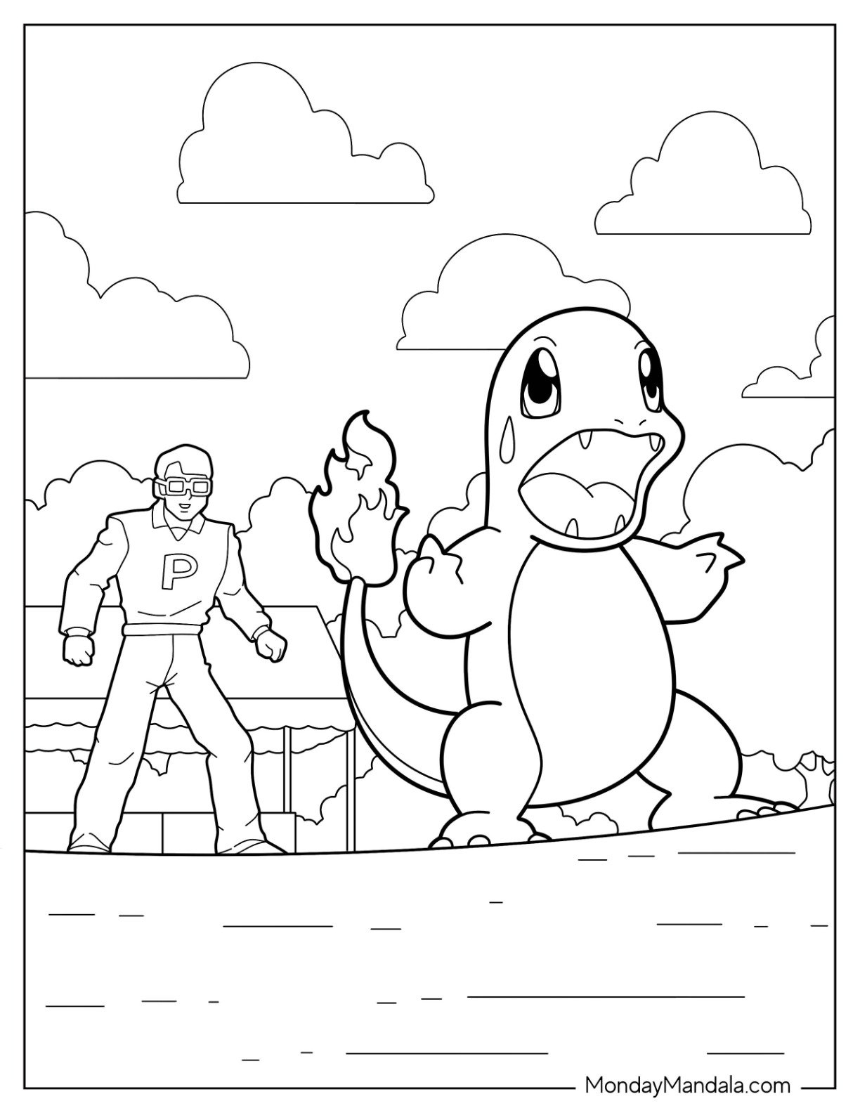 20 Charmander Coloring Pages Free PDF Printables 
