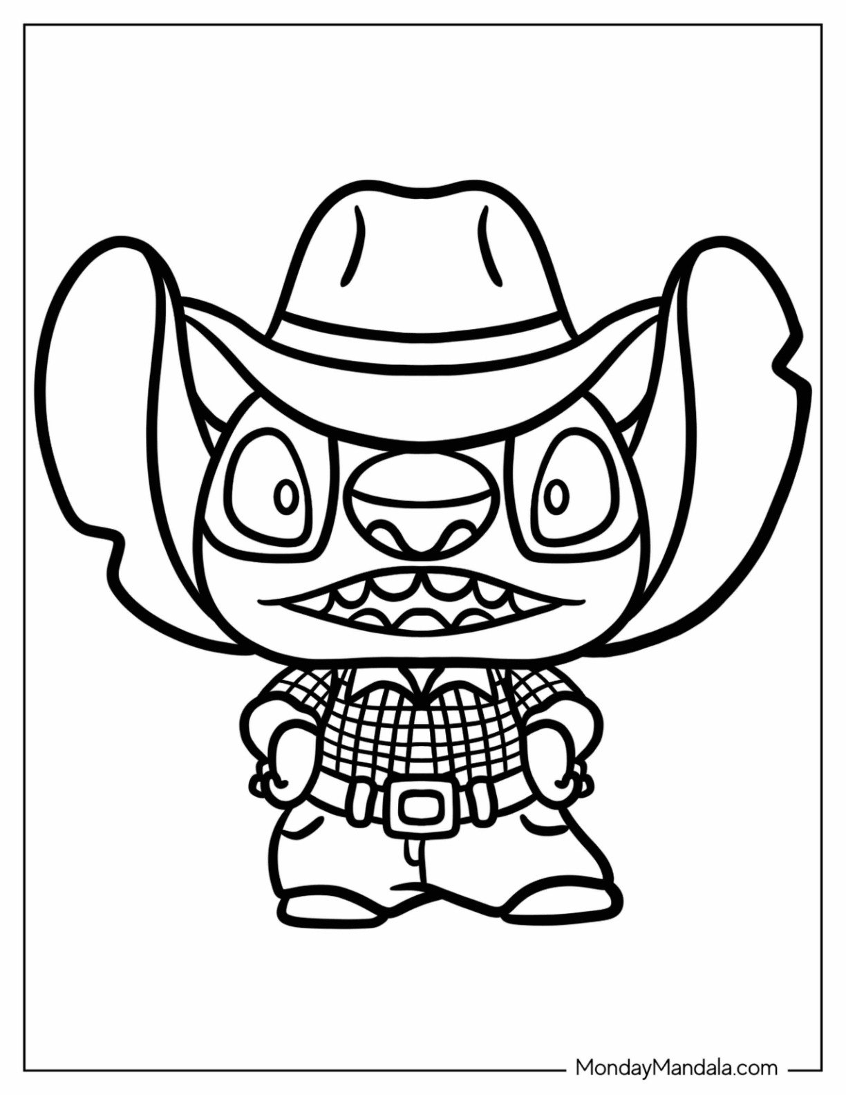 20 Cowboy Coloring Pages Free PDF Printables 