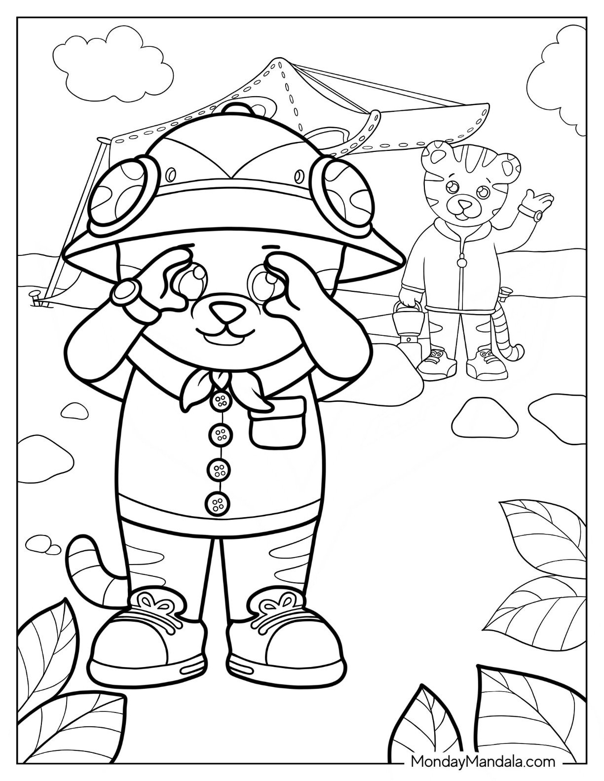 20 Daniel Tiger Coloring Pages Free PDF Printables 