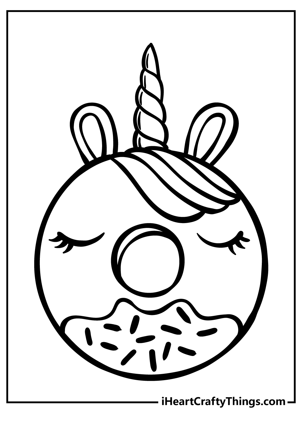 20 Donut Coloring Pages 100 Free Printables 