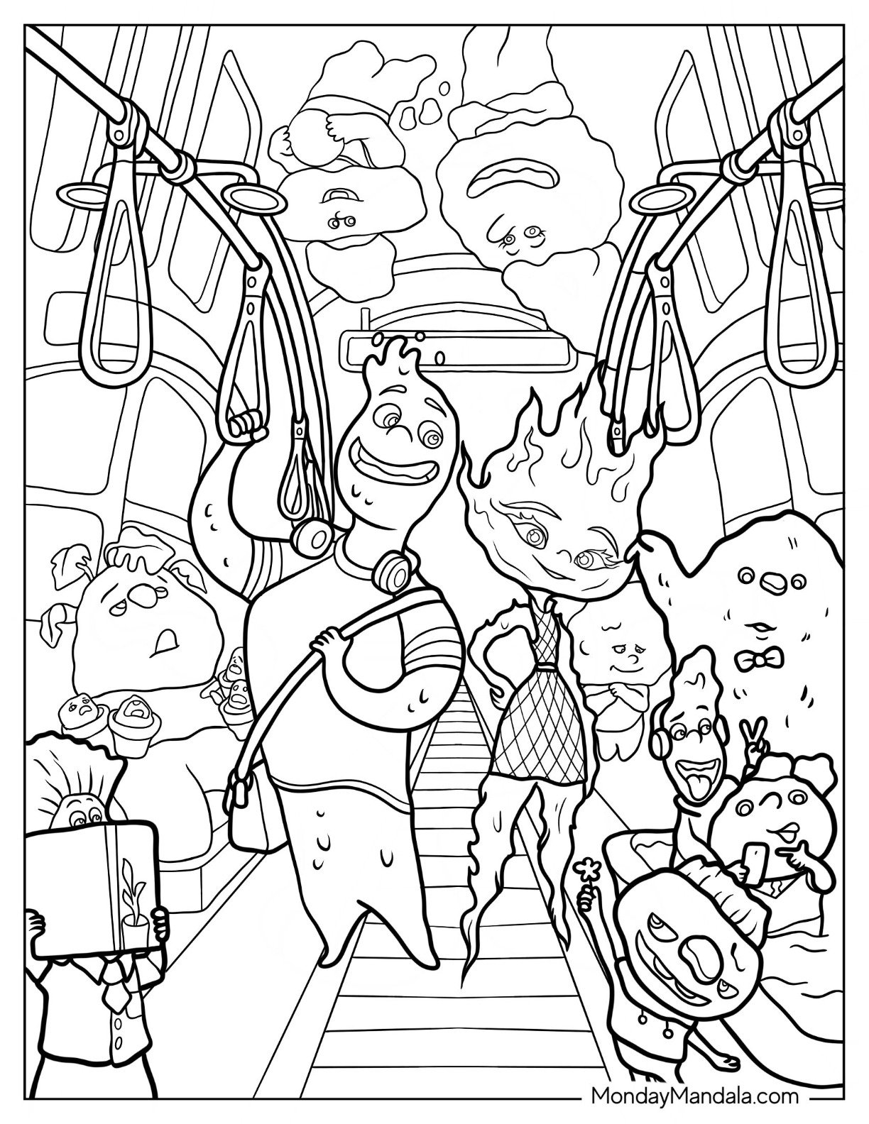 20 Elemental Coloring Pages Free PDF Printables 