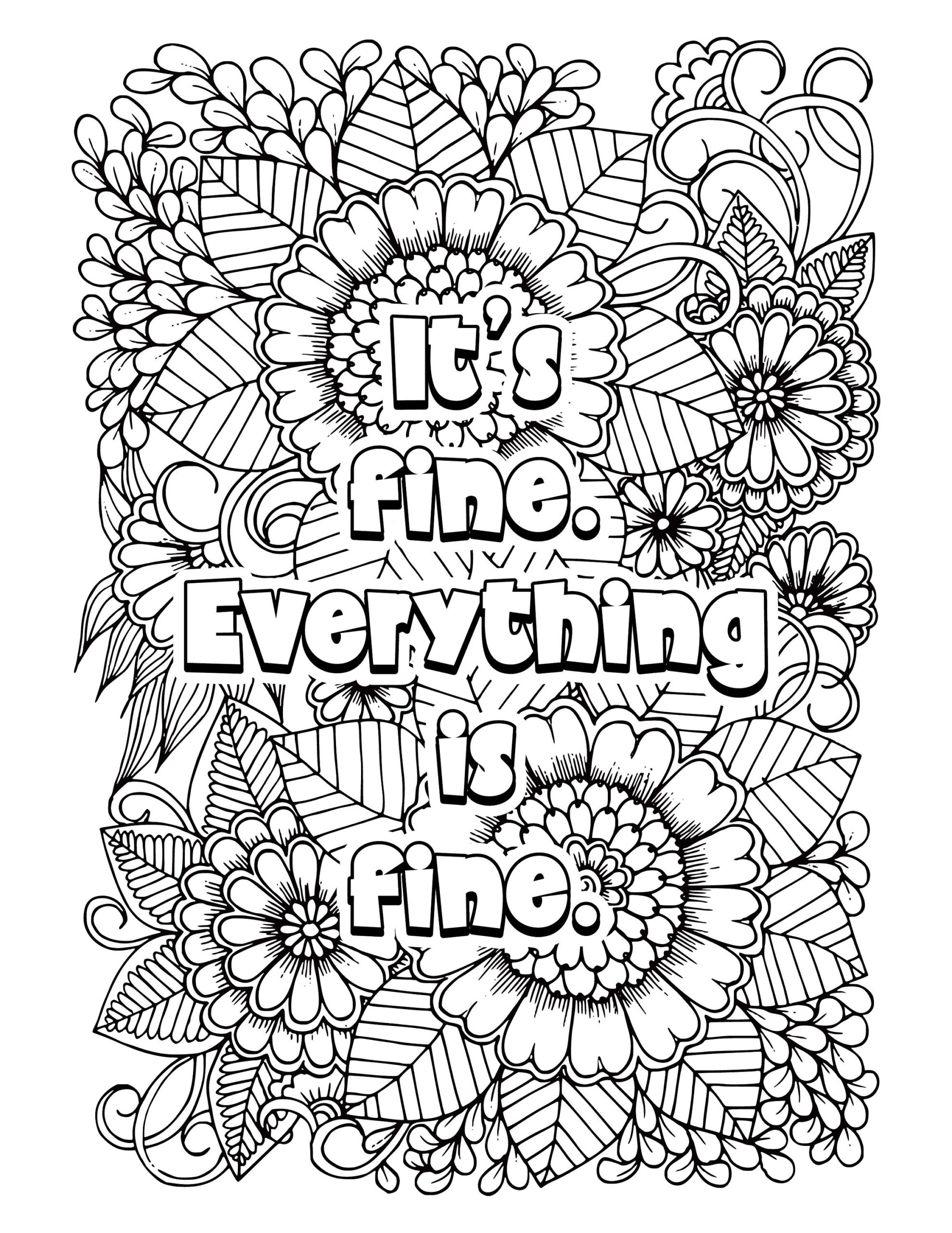 20 Funny Adult Coloring Book Printable Pages Etsy Canada