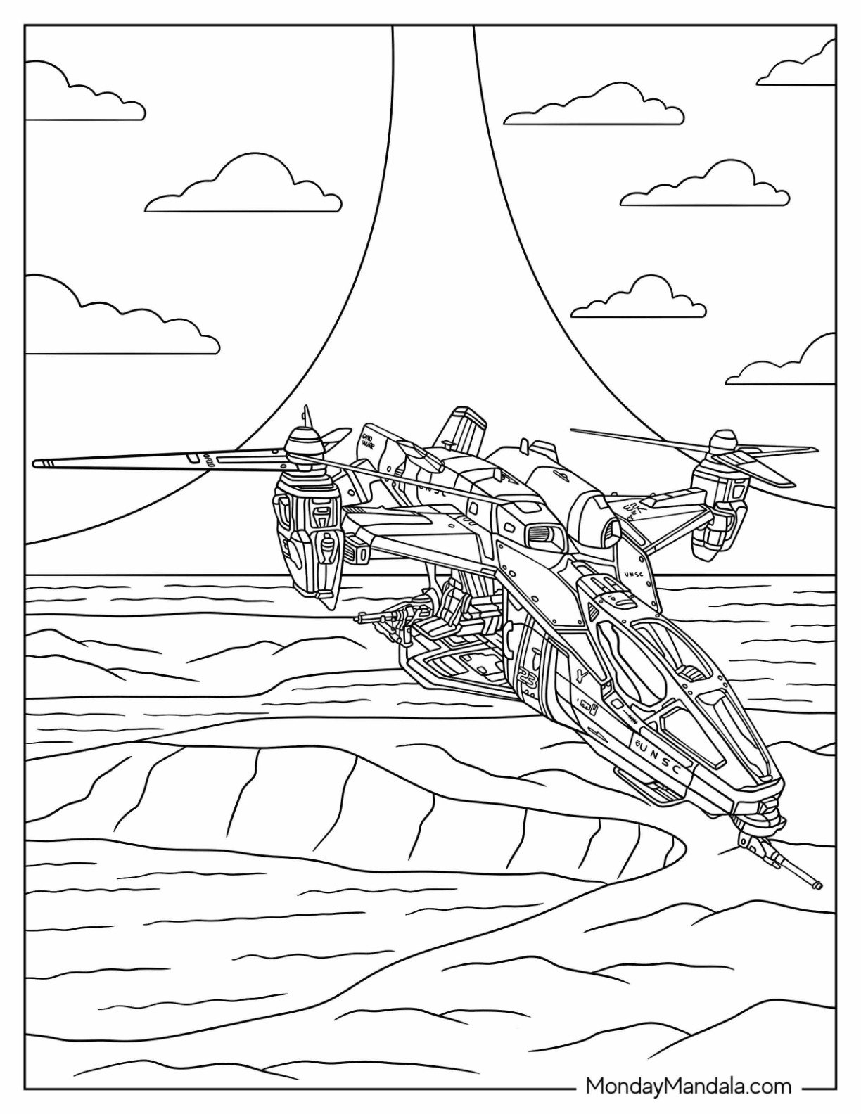 20 Halo Coloring Pages Free PDF Printables 