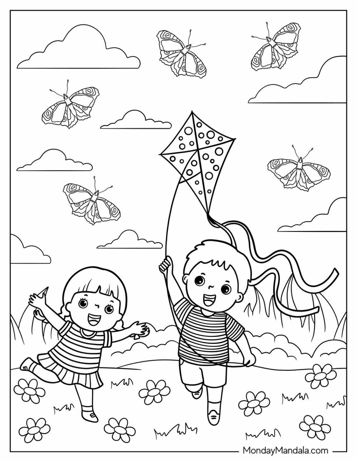 20 Kite Coloring Pages Free PDF Printables 