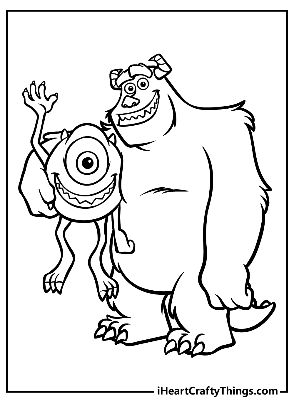 20 Monsters Inc Coloring Pages 100 Free Printables 