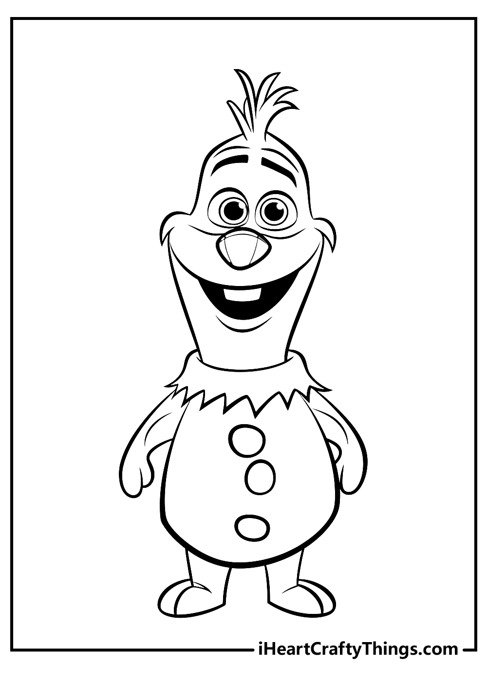 Olaf Coloring Pages Printable