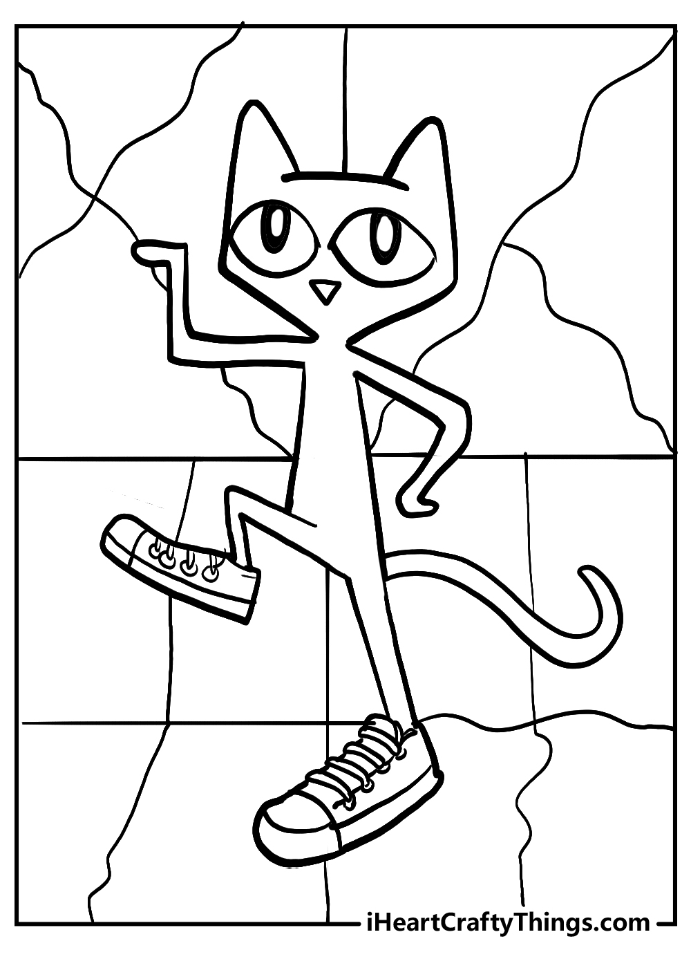 Pete The Cat Free Coloring Pages