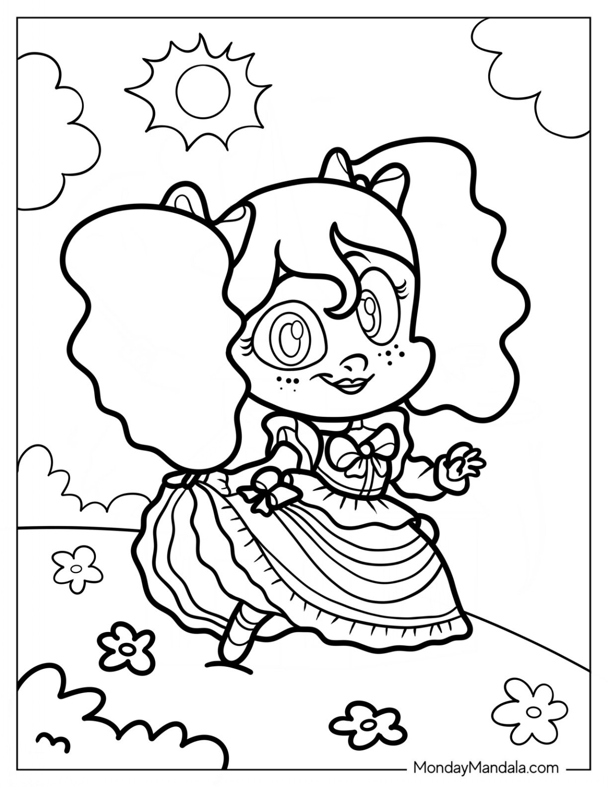 Printable Poppy Playtime Coloring Page