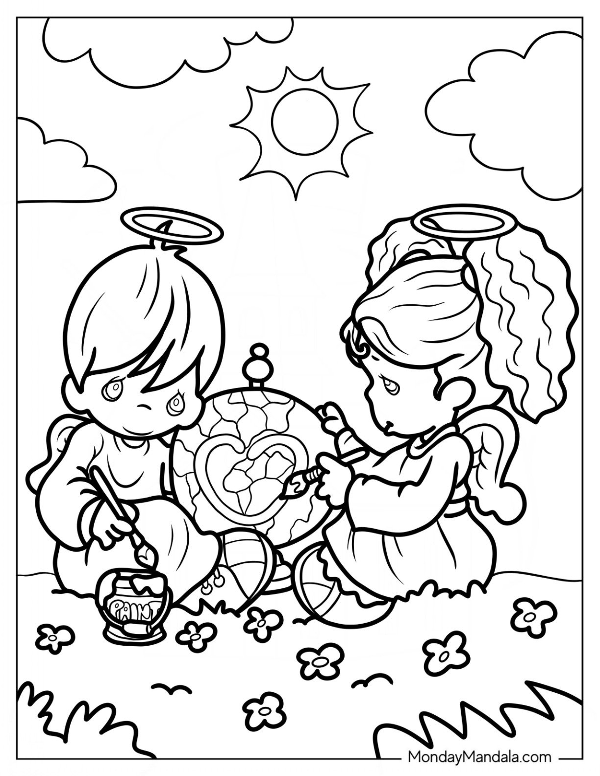 20 Precious Moments Coloring Pages Free Printables 