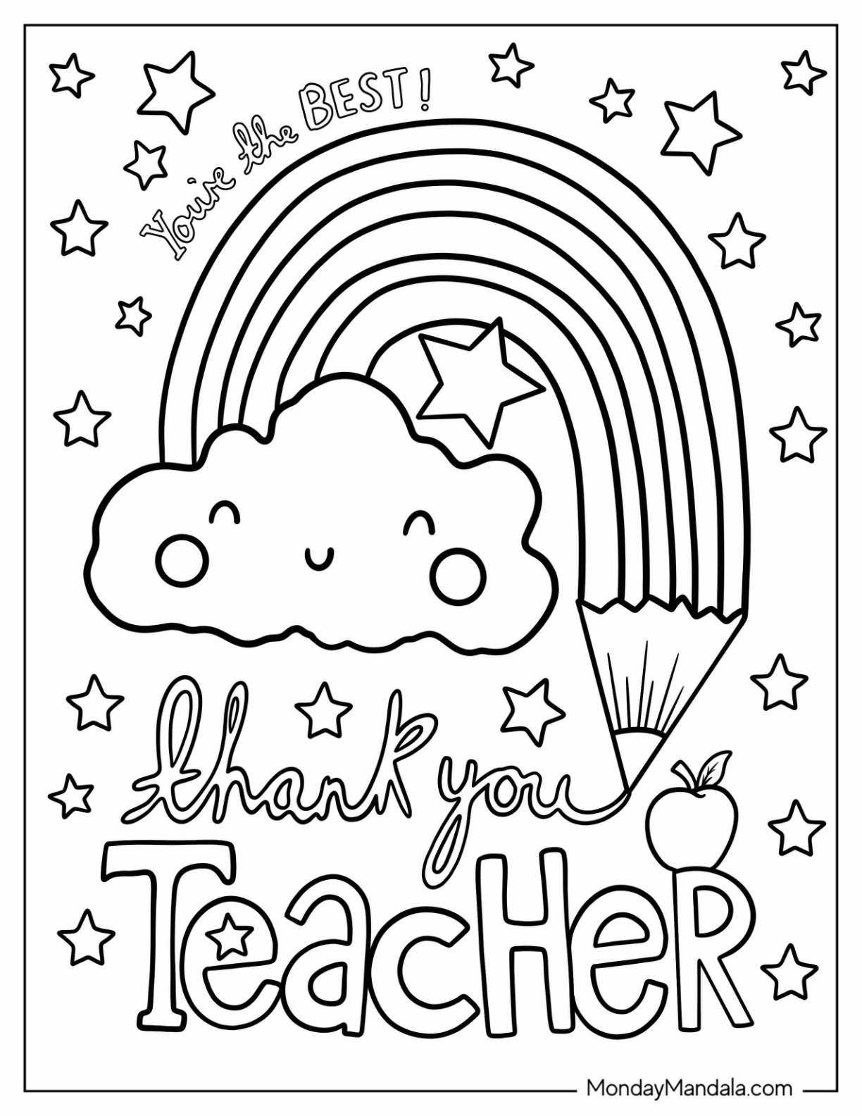 20 Thank You Coloring Pages Free PDF Printables 