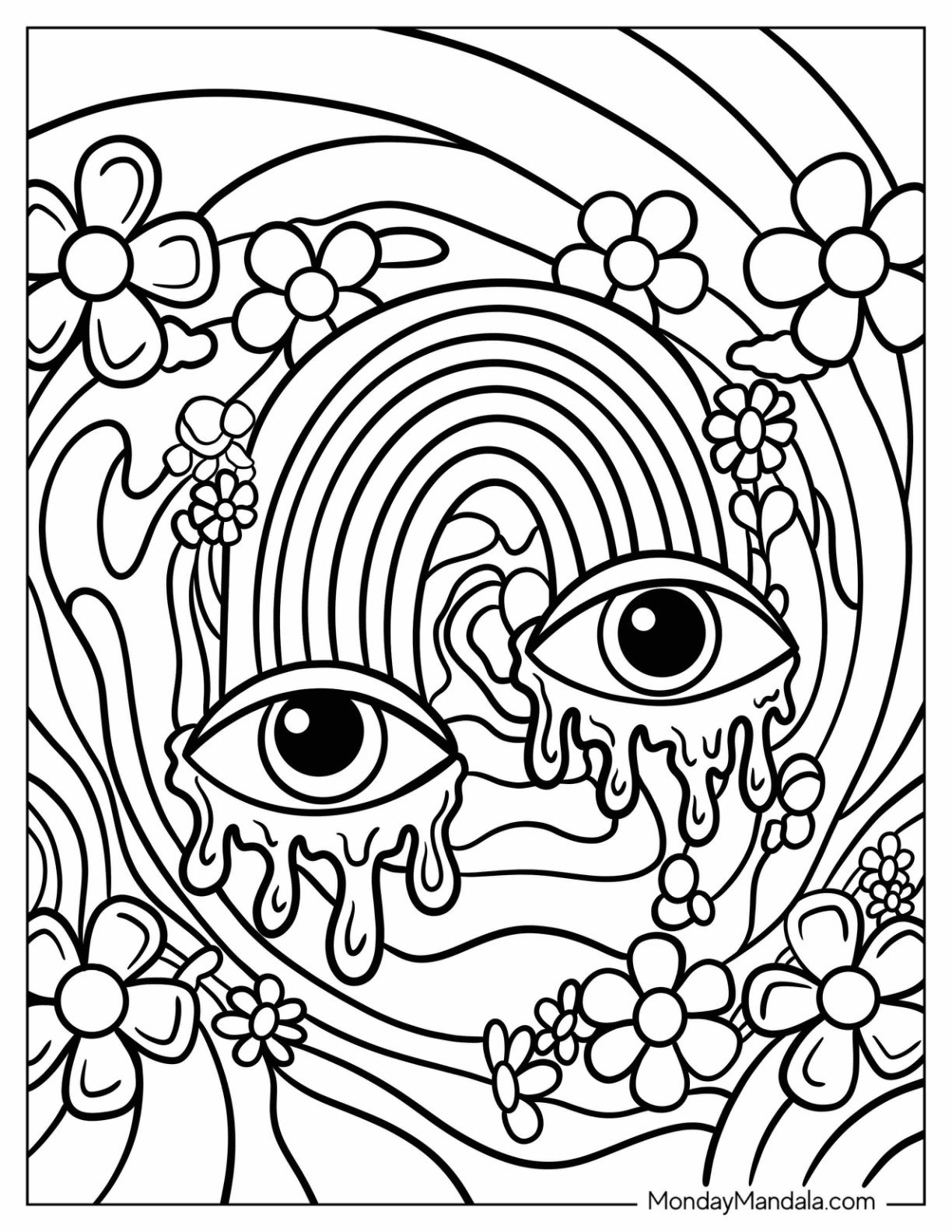 Bold Line Coloring Pages Printable