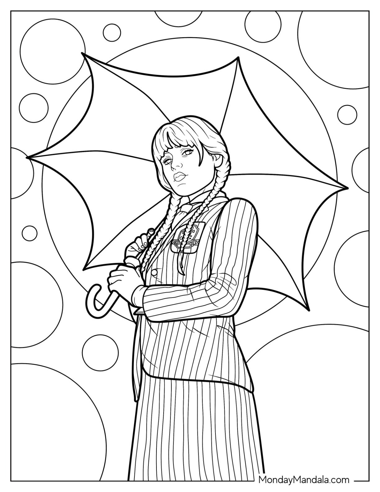 20 Wednesday Coloring Pages Free PDF Printables 