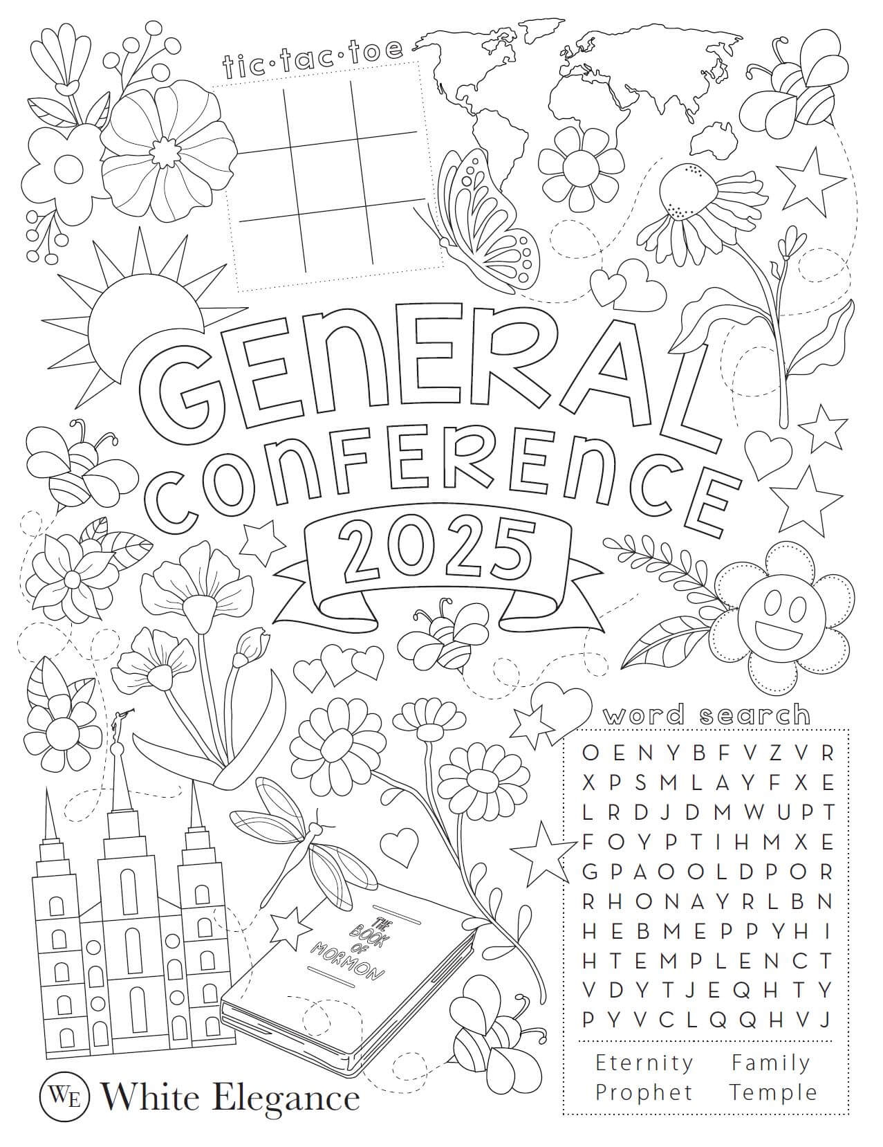 2025 Conference Coloring Poster 9372