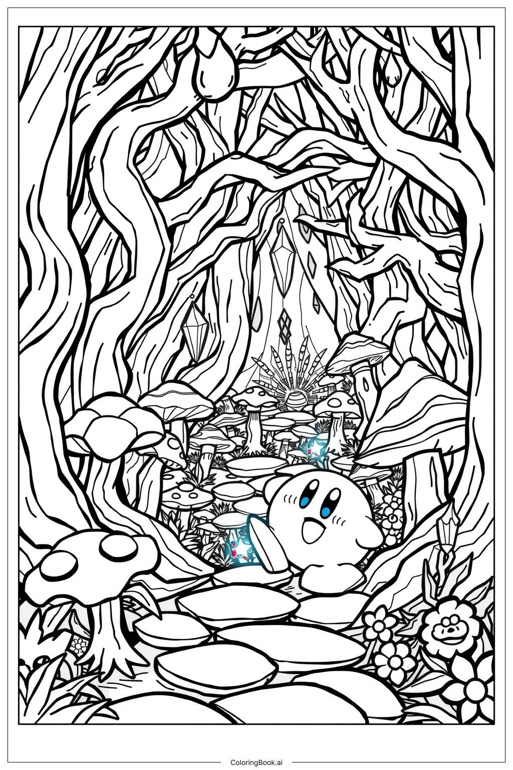 Free Coloring Pages Kirby