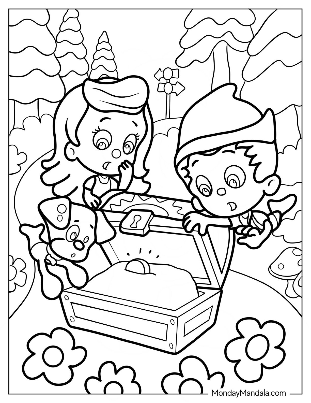 Bubble Guppies Coloring Pages Printable