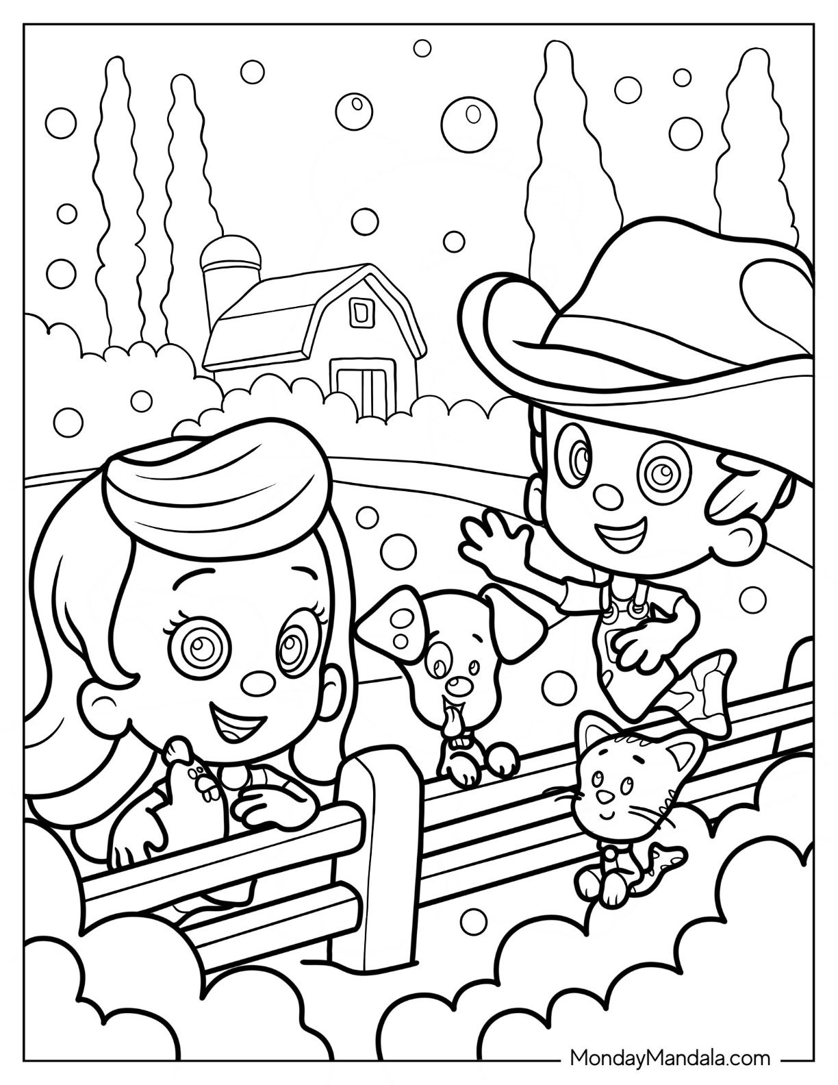 22 Bubble Guppies Coloring Pages Free PDF Printables 
