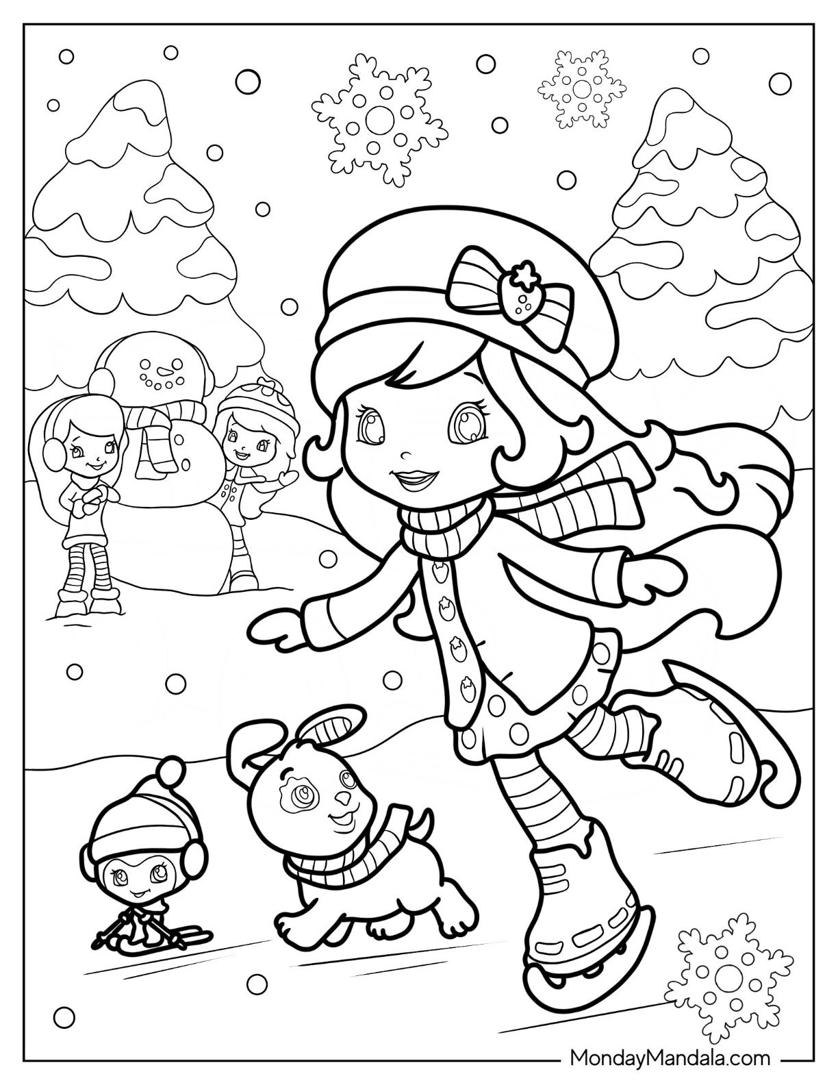 22 Strawberry Shortcake Coloring Pages Free PDF Printables 