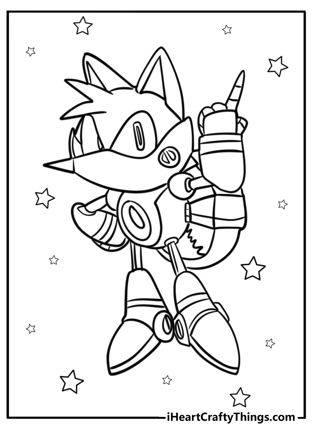 Tails Coloring Pages Printable