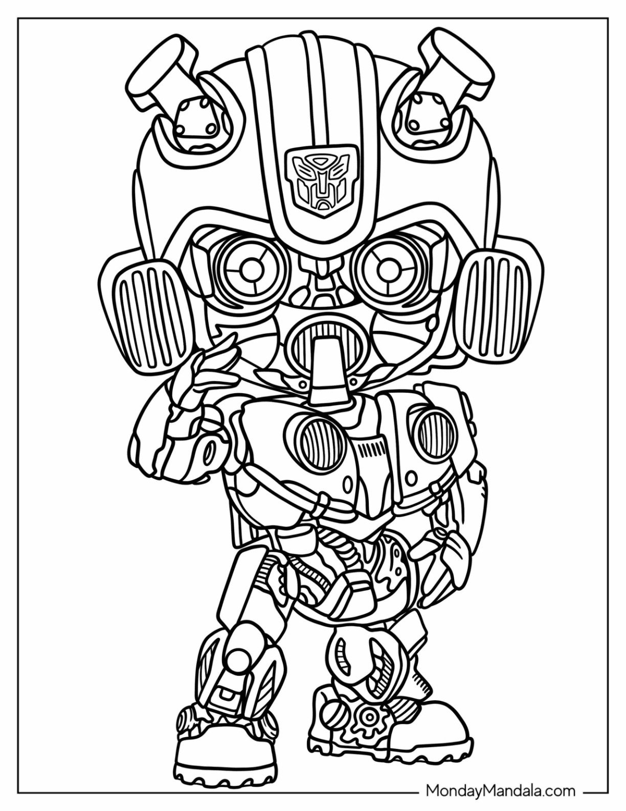 24 Bumblebee Coloring Pages Free PDF Printables 