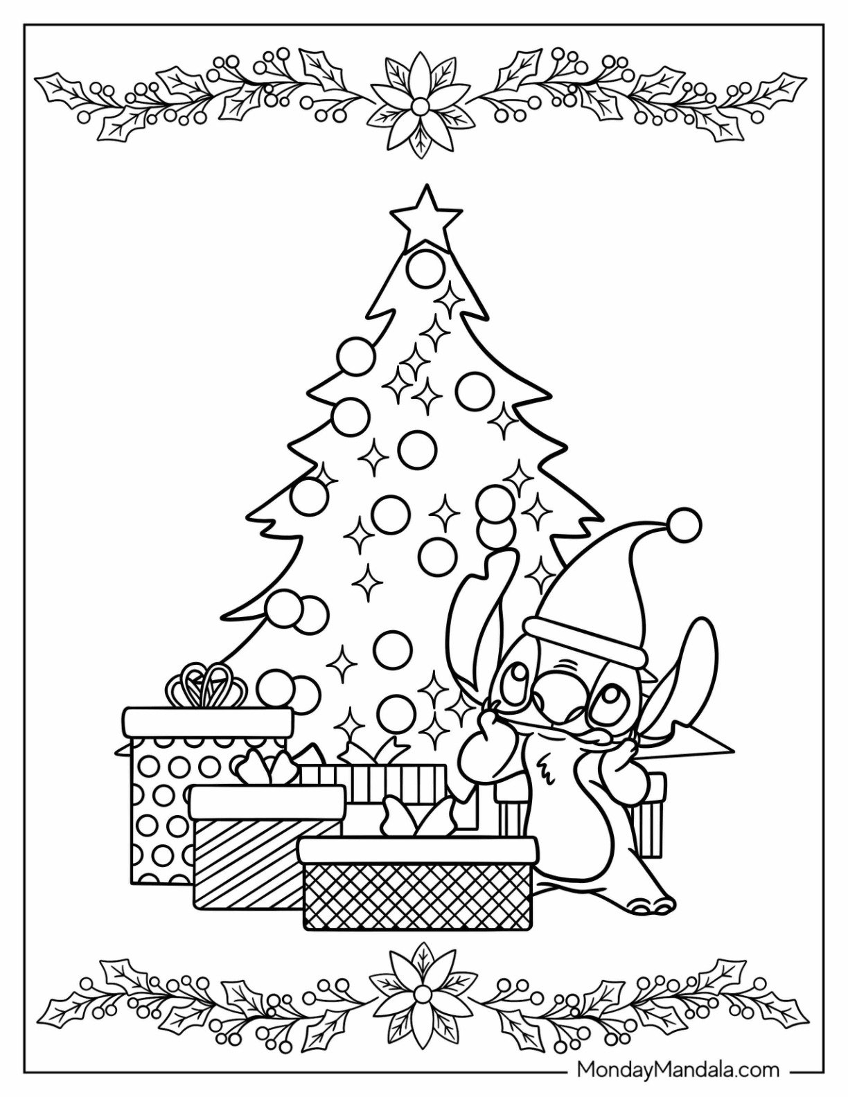 Free Christmas Coloring Pages Disney