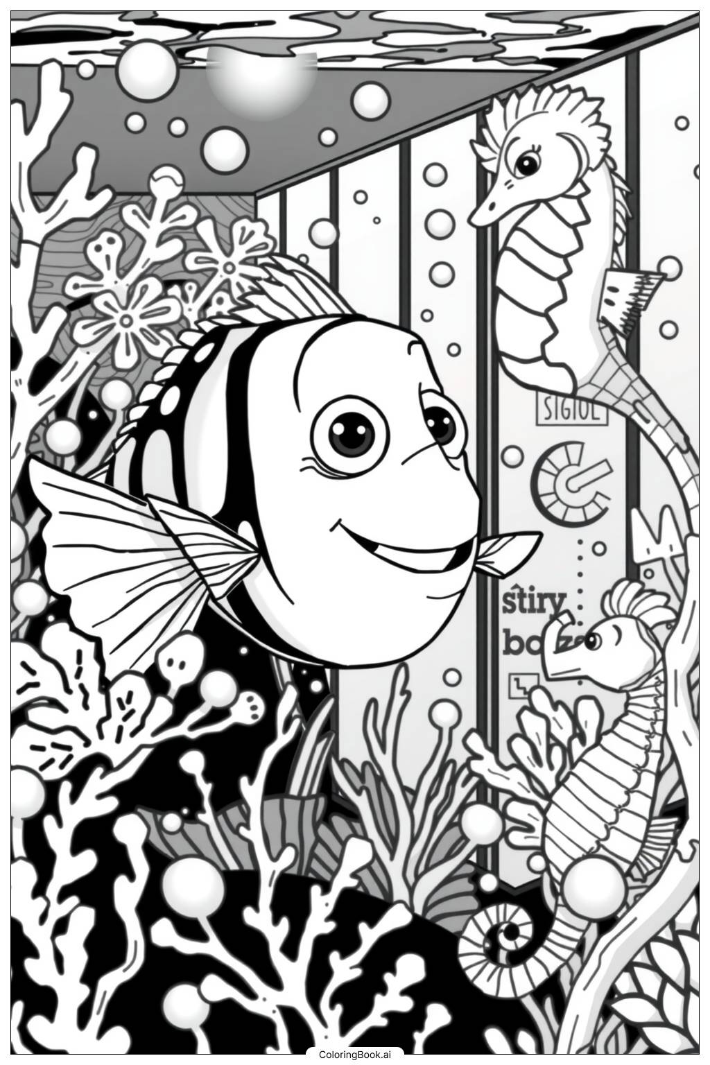24 Finding Nemo Coloring Pages Free PDF PNG Printables 