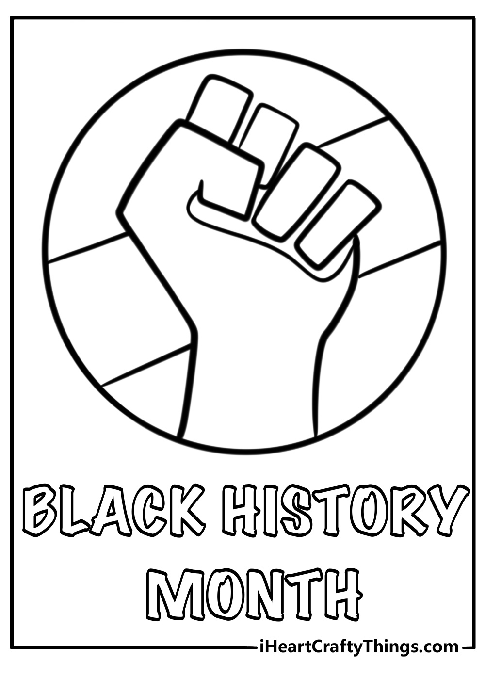 Black History Printable Coloring Pages