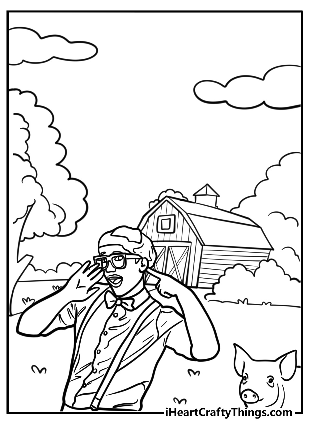 25 Blippi Coloring Pages 100 Free Printable PDFs 