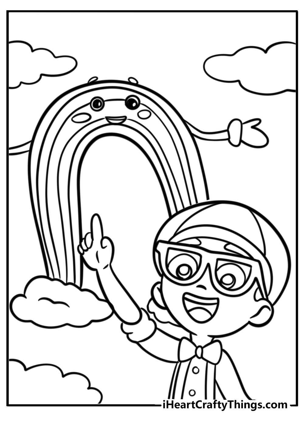 Printable Blippi Coloring Pages