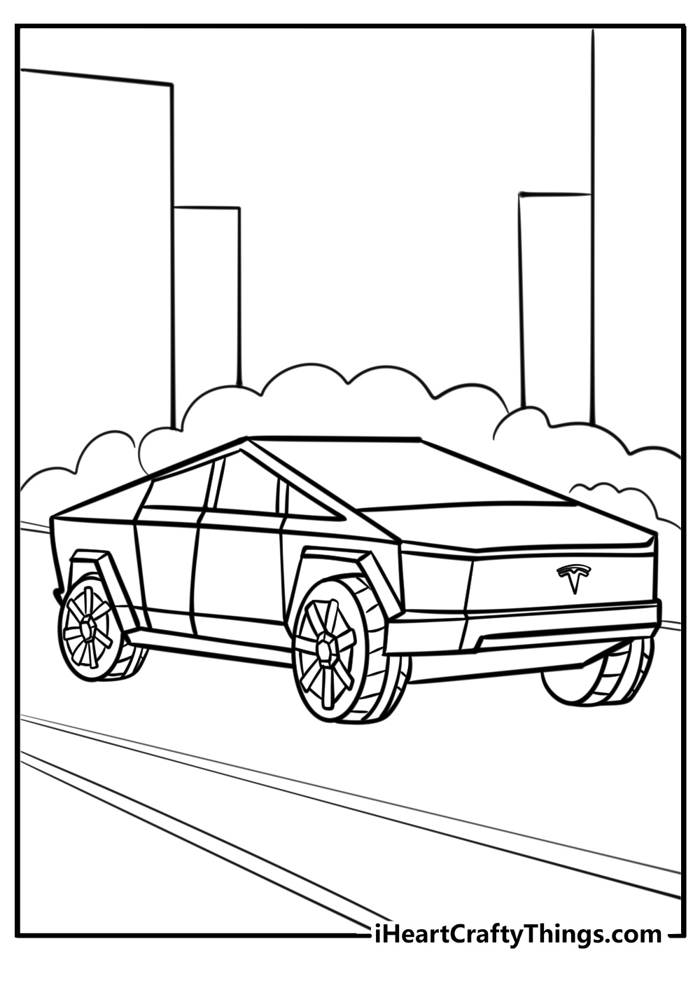 Tesla Coloring Pages Printable