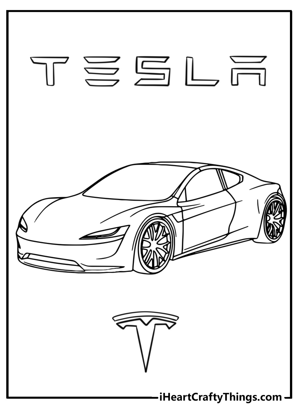 25 Tesla Coloring Pages Free PDF Printables To Download 
