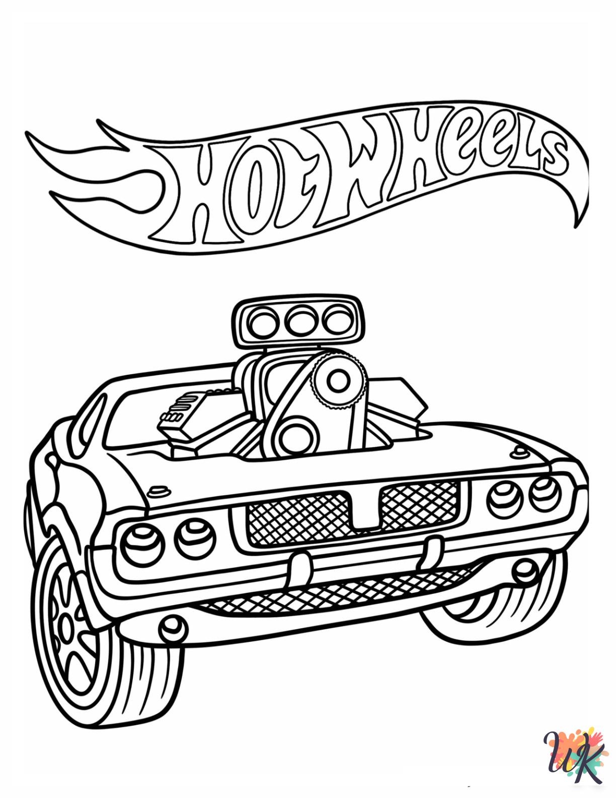 26 Hot Wheels Coloring Pages For Kids ColoringPagesWK