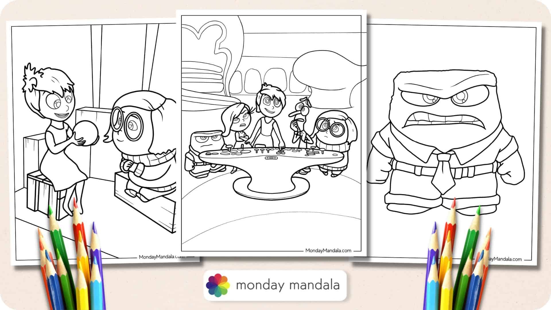 Emotion Coloring Pages Printable