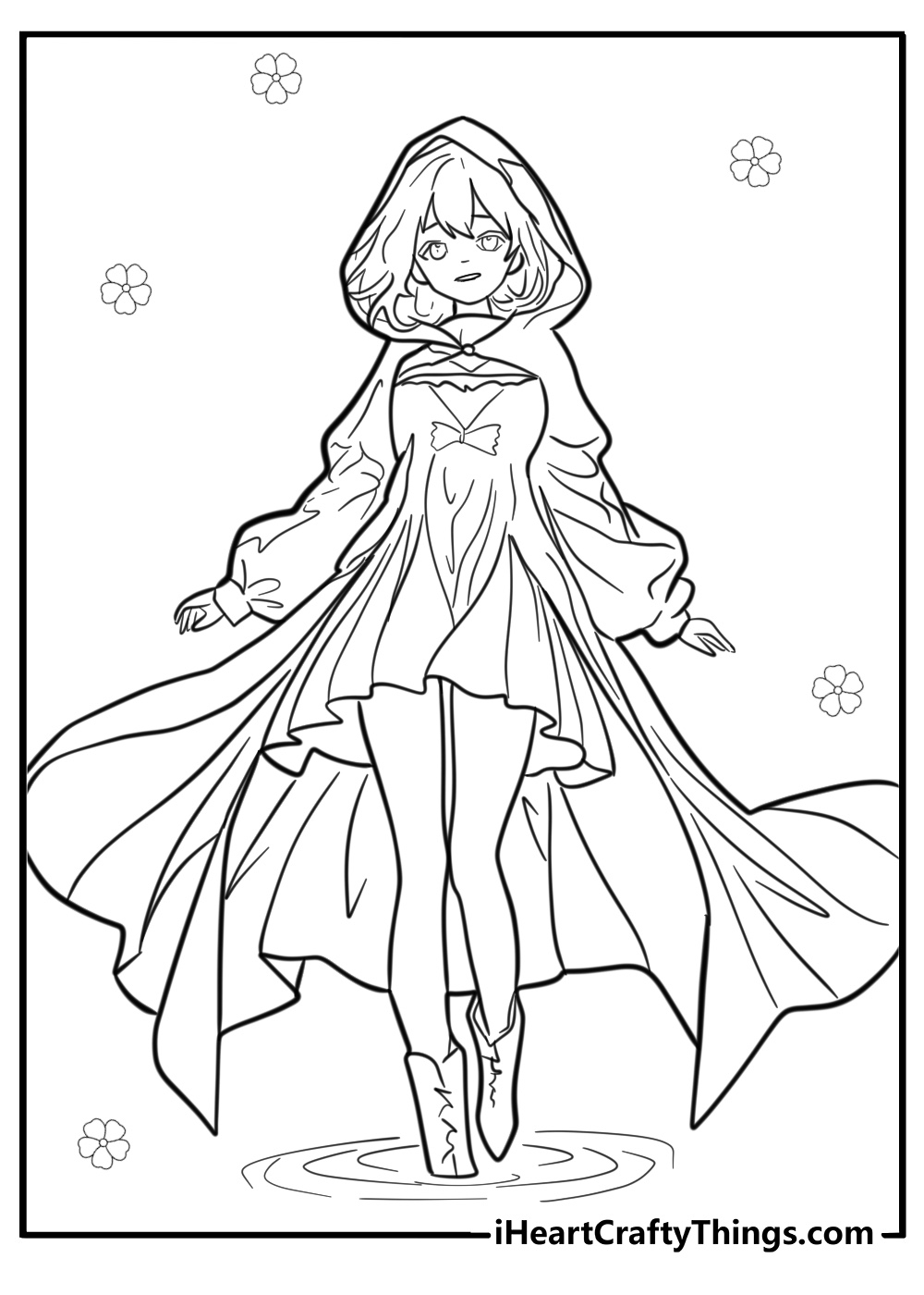 Free Anime Printable Coloring Pages