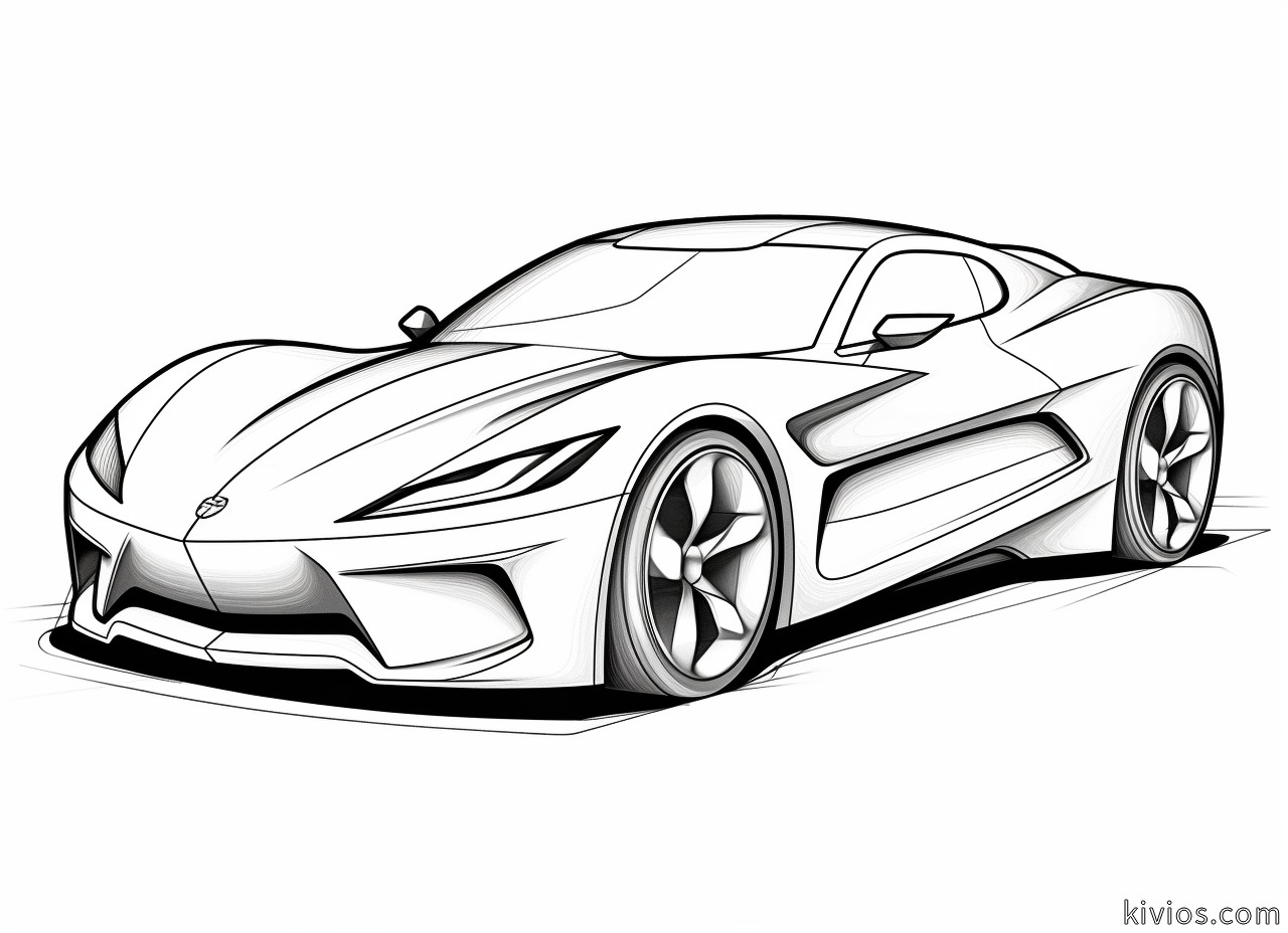 29 Free Printable Corvette Coloring Pages