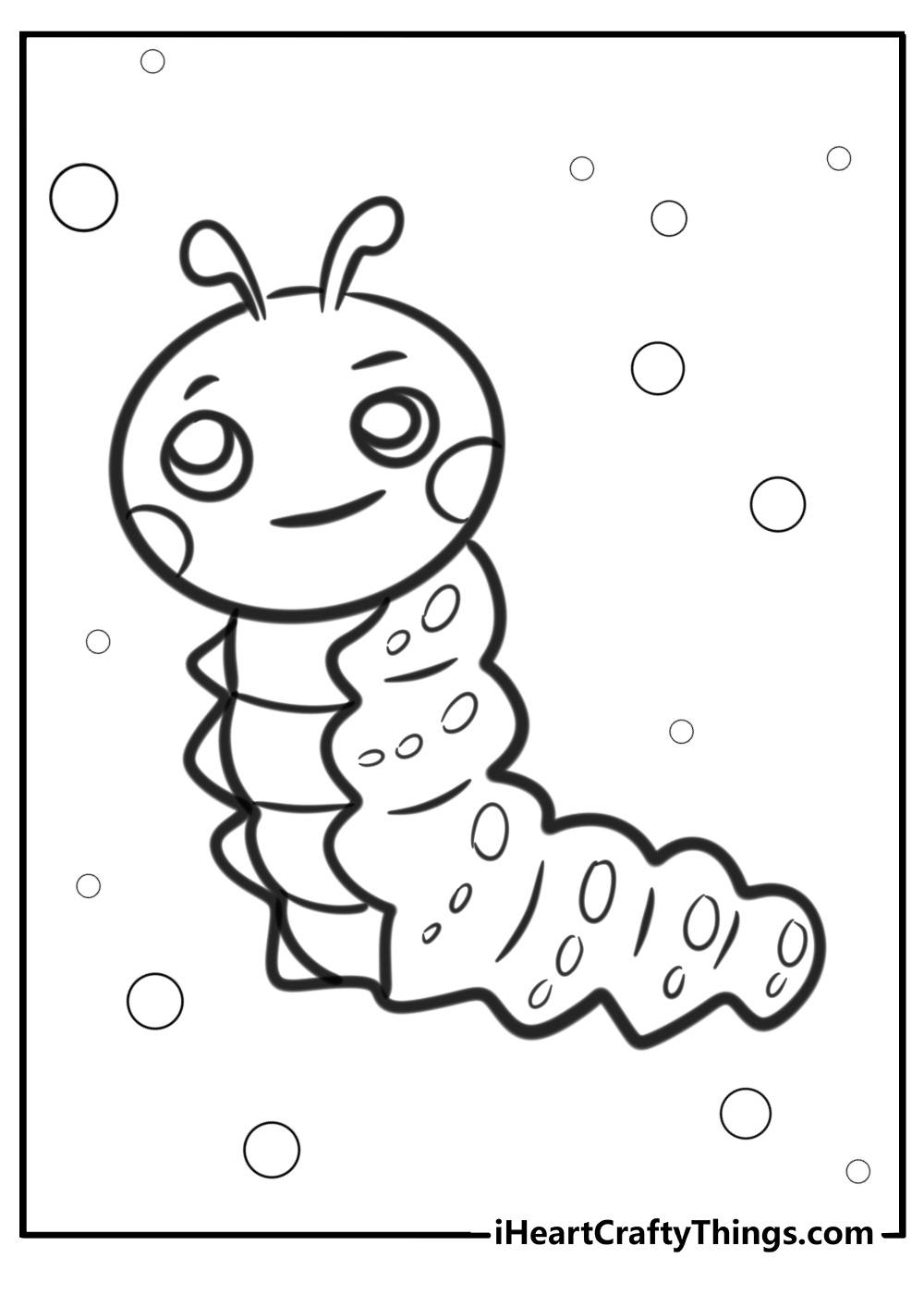 Printable Caterpillar Coloring Pages