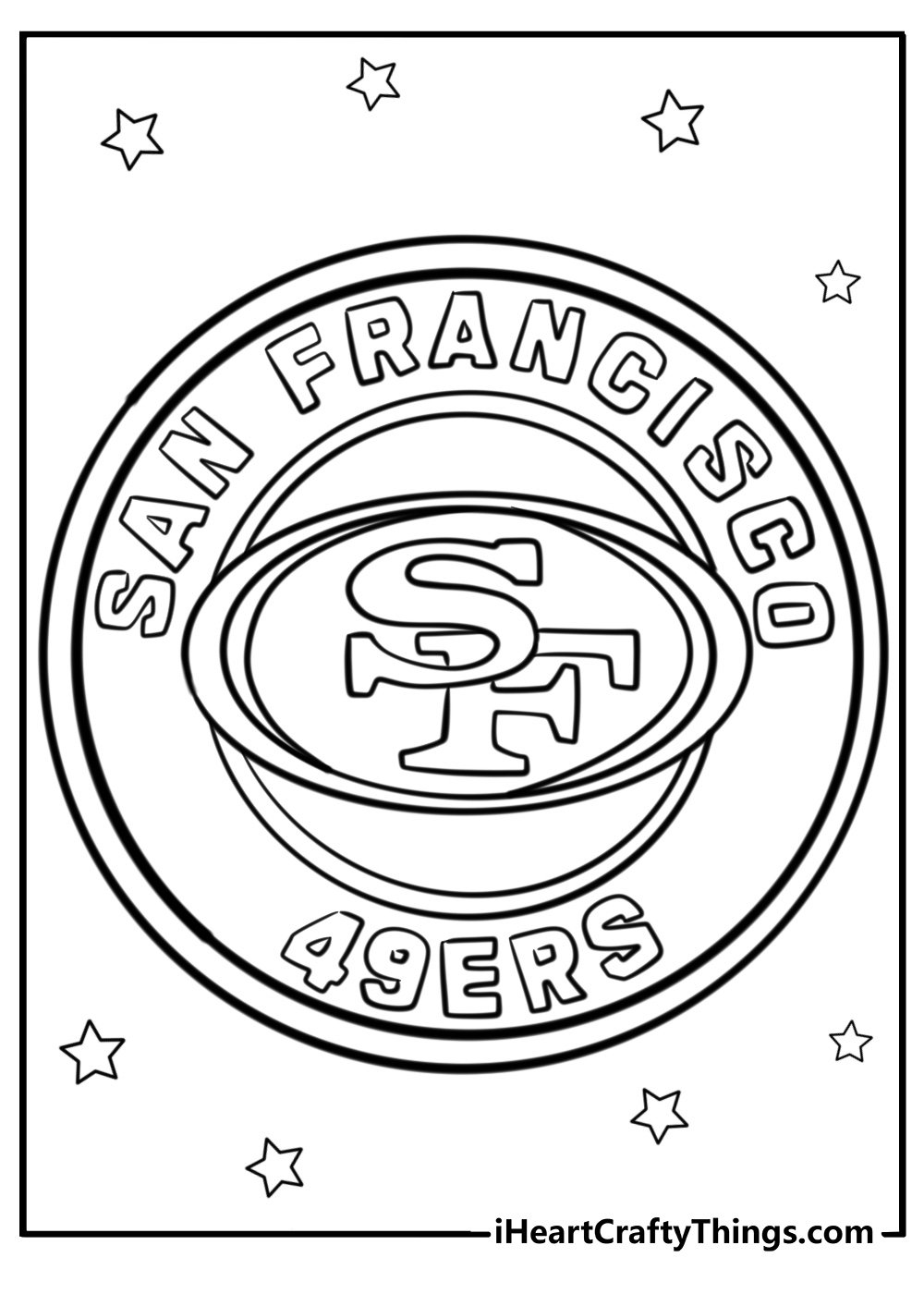 29 San Francisco 49ers Coloring Pages Free Printable PDFs 