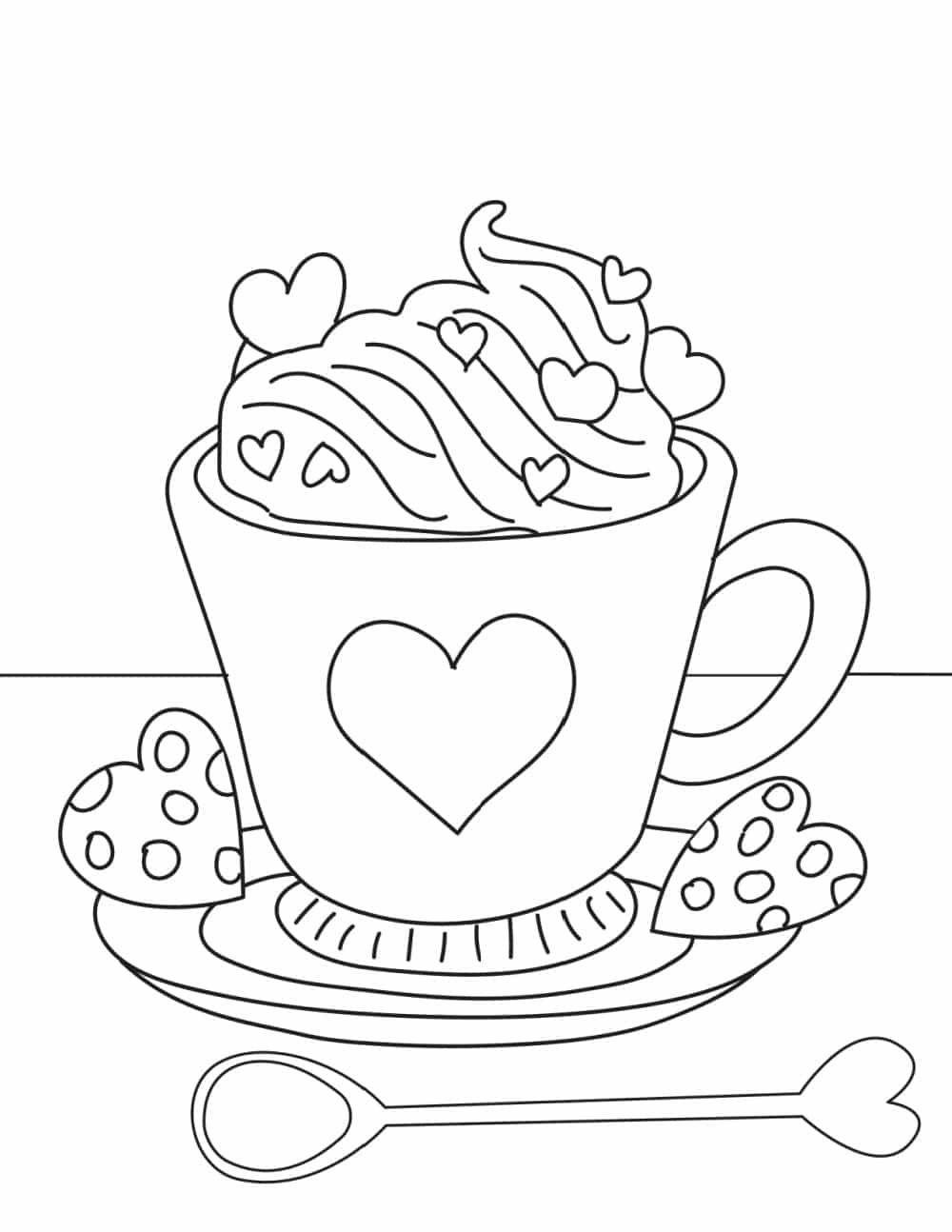 Free Valentine Coloring Pages Printable