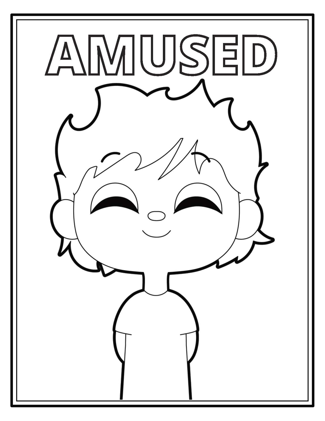 30 Feelings Emotions Coloring Pages By Teach Simple