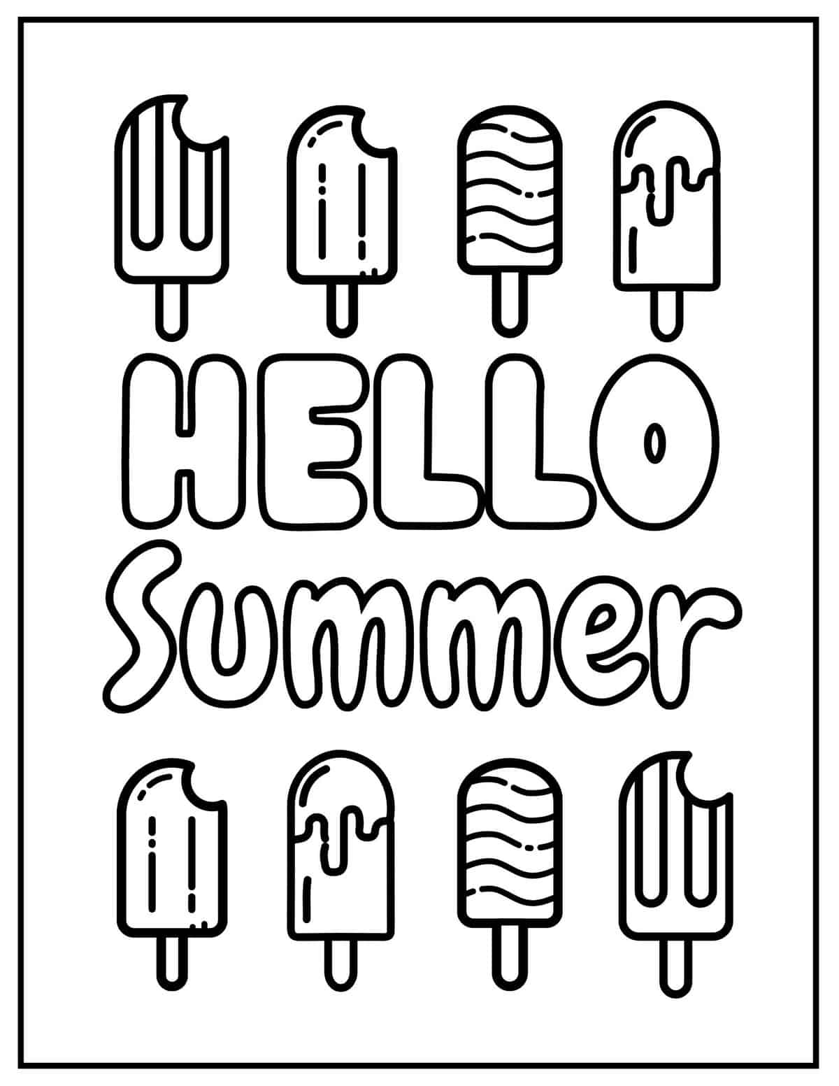 30 Free Summer Coloring Pages For Kids Prudent Penny Pincher