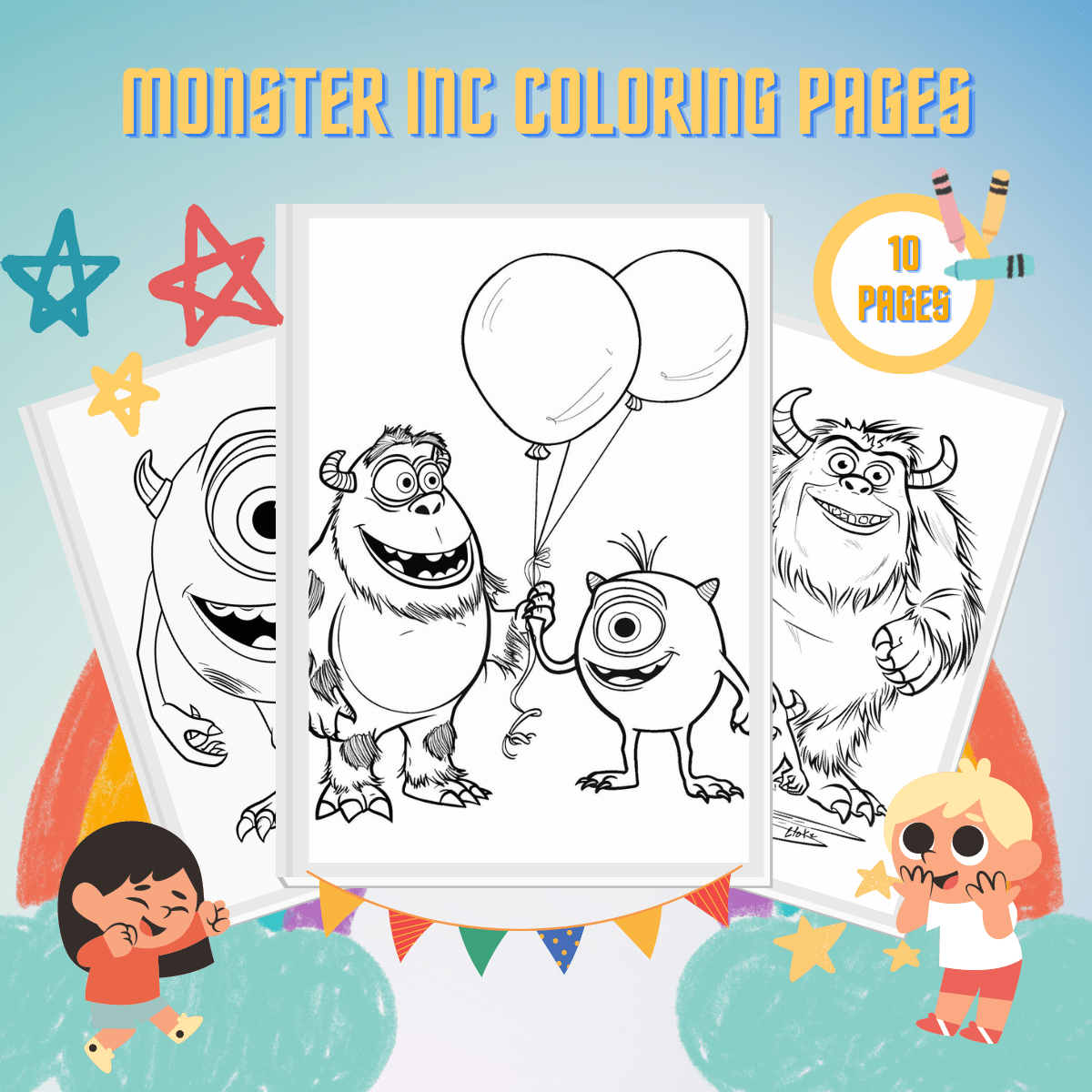 30 Monsters Inc Coloring Pages Free PDF Printables 